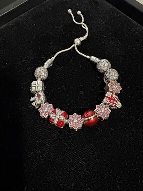 Pandora Silver Charm Bracelet - Christmas